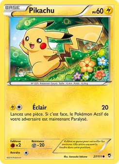 Pikachu 27/111 Poings Furieux
