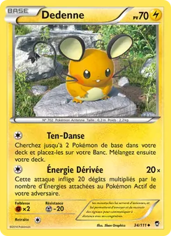 Dedenne 34/111 Poings Furieux