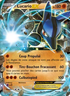 Lucario EX 54/111 Poings Furieux