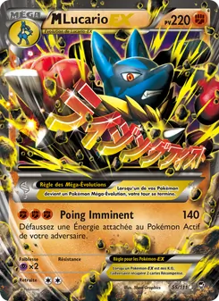 M-Lucario EX 55/111 Poings Furieux