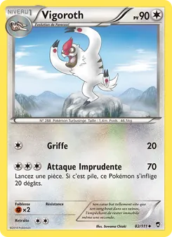 Vigoroth 82/111 Poings Furieux