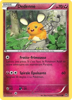 Dedenne 70/119 Vigueur Spectrale