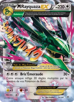 M-Rayquaza EX 76/108 Ciel Rugissant