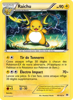 Raichu 49/162 Impulsion Turbo