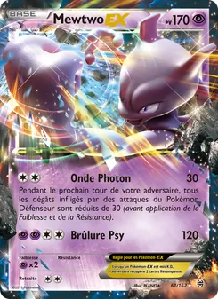 Mewtwo EX 61/162 Impulsion Turbo