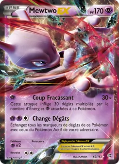 Mewtwo EX 62/162 Impulsion Turbo