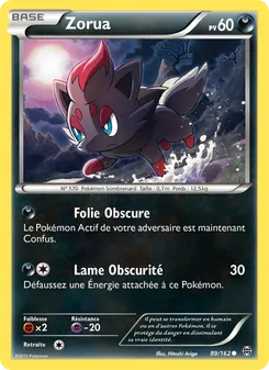 Zorua 89/162 Impulsion Turbo