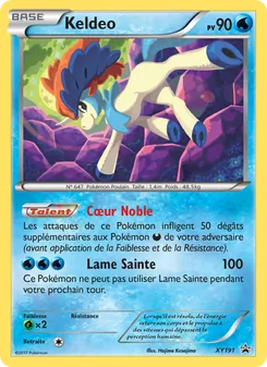 Keldeo XY191 Promo XY